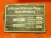 Gueldner H20 Bj 1965 Typenschild            (6828) 