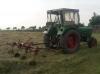 Deutz D 4006 mit Heuwender Fahr KH 4            (8736) 
