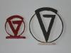 Gldner Embleme aus Holz            (4062) 